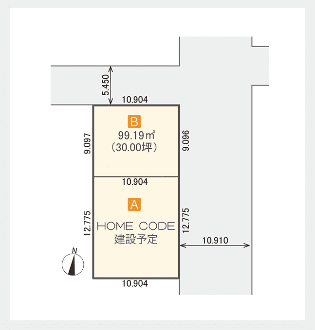 南11条西16丁目 区画図